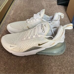 Nike Air Max 270 - Unique Gold Nike Swoosh
